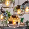 Koyoto Plafoniera, Lampada a sfera Blu, Oro, Verde, Chiaro, 5-Luci