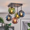 Gastor Plafoniera, Lampada a sfera Blu, Verde, Ramato, 5-Luci
