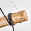 Koyoto Lampadario a sospensione, Lampada a sfera, Lampada a sospensione Écru, Nero, 5-Luci