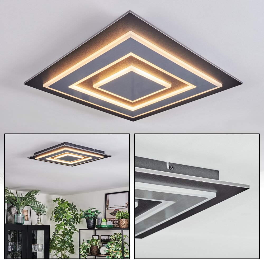 Lidor Plafoniera LED Nero, 1-Luce main product photo