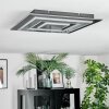 Lidor Plafoniera LED Nero, 1-Luce