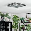 Lidor Plafoniera LED Nero, 1-Luce