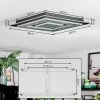 Lidor Plafoniera LED Nero, 1-Luce
