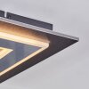 Lidor Plafoniera LED Nero, 1-Luce