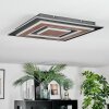 Lidor Plafoniera LED Nero, 1-Luce