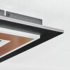 Lidor Plafoniera LED Nero, 1-Luce