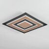 Lidor Plafoniera LED Nero, 1-Luce