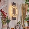 Lidor Applique LED Nero, 1-Luce