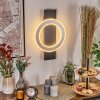 Lidor Applique LED Nero, 1-Luce