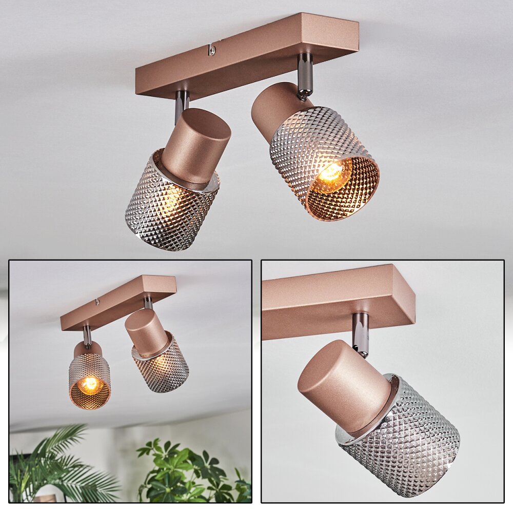 Medelim Plafoniera, Faretto da soffitto Bronzo, 2-Luci main product photo