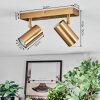 Javel Plafoniera, Faretto da soffitto Oro, 2-Luci