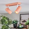 Javel Plafoniera, Faretto da soffitto Fucsia, Bianco, 2-Luci