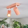 Javel Plafoniera, Faretto da soffitto Fucsia, Bianco, 2-Luci
