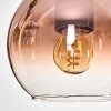 Koyoto Lampadario a sospensione, Lampada a sfera, Lampada a sospensione Écru, Nero, 5-Luci