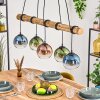 Koyoto Lampadario a sospensione, Lampada a sfera, Lampada a sospensione Écru, Nero, 5-Luci