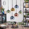 Koyoto Lampadario a sospensione, Lampada a sfera, Lampada a sospensione Blu, Oro, Verde, Chiaro, Ramato, 6-Luci Koyoto Lampadario a sospensione, Lampada a sfera, Lampada a sospensione Blu, Oro, Verde, Chiaro, Ramato, 6-Luci