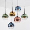 Koyoto Lampadario a sospensione, Lampada a sfera, Lampada a sospensione Blu, Oro, Verde, Chiaro, Ramato, 6-Luci Koyoto Lampadario a sospensione, Lampada a sfera, Lampada a sospensione Blu, Oro, Verde, Chiaro, Ramato, 6-Luci