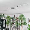 Orina Plafoniera LED Argento, 1-Luce
