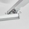 Orina Plafoniera LED Argento, 1-Luce