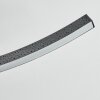 Arlan Plafoniera LED Nero, 1-Luce