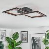 Binor Plafoniera LED Écru, Nero, 1-Luce