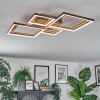 Binor Plafoniera LED Écru, Nero, 1-Luce