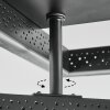Brilo Plafoniera LED Nero, 1-Luce