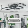 Brilo Plafoniera LED Nero, 1-Luce