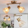 Saire Plafoniera, Faretto da soffitto Cromo, Ottone, 2-Luci