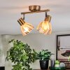 Saire Plafoniera, Faretto da soffitto Cromo, Ottone, 2-Luci