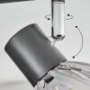 Saire Plafoniera, Faretto da soffitto Cromo, Nero, 2-Luci