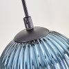 Koyoto Lampadario a sospensione, Lampada a sfera, Lampada a sospensione Écru, Nero, 5-Luci
