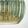 Koyoto Lampadario a sospensione, Lampada a sfera, Lampada a sospensione Écru, Nero, 5-Luci