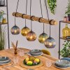 Koyoto Lampadario a sospensione, Lampada a sfera, Lampada a sospensione Écru, Nero, 5-Luci