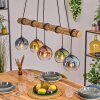 Koyoto Lampadario a sospensione, Lampada a sfera, Lampada a sospensione Écru, Nero, 5-Luci