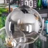 Koyoto Lampadario a sospensione, Lampada a sfera, Lampada a sospensione Ambrato, Chiaro, Grigio fumo, 6-Luci