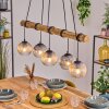 Koyoto Lampadario a sospensione, Lampada a sfera, Lampada a sospensione Écru, Nero, 5-Luci