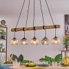 Koyoto Lampadario a sospensione, Lampada a sfera, Lampada a sospensione Écru, Nero, 5-Luci