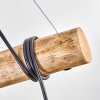 Koyoto Lampadario a sospensione, Lampada a sfera, Lampada a sospensione Écru, Nero, 5-Luci