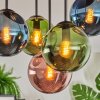 Gastor Plafoniera, Lampada a sfera Blu, Verde, Ramato, 5-Luci