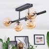 Chehalis Plafoniera, Lampada a sfera Ambrato, 5-Luci