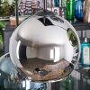 Koyoto Lampadario a sospensione, Lampada a sfera, Lampada a sospensione Ambrato, Blu, Cromo, Verde, Grigio fumo, 6-Luci