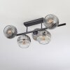 Ripoll Plafoniera, Lampada a sfera Chiaro, Grigio fumo, 5-Luci