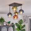 Koyoto Plafoniera, Lampada a sfera Blu, Verde, Chiaro, Ramato, 5-Luci