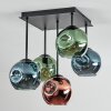 Ripoll Plafoniera, Lampada a sfera Blu, Verde, Ramato, 5-Luci