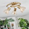 Saire Plafoniera, Faretto da soffitto Cromo, Ottone, 3-Luci