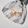 Saire Plafoniera, Faretto da soffitto Cromo, Nero, 3-Luci