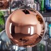 Koyoto Lampadario a sospensione, Lampada a sfera, Lampada a sospensione Blu, Oro, Ramato, 6-Luci