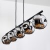 Ripoll Lampadario a sospensione, Lampada a sfera, Lampada a sospensione Cromo, Grigio fumo, 5-Luci