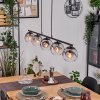 Ripoll Lampadario a sospensione, Lampada a sfera, Lampada a sospensione Chiaro, Grigio fumo, 5-Luci